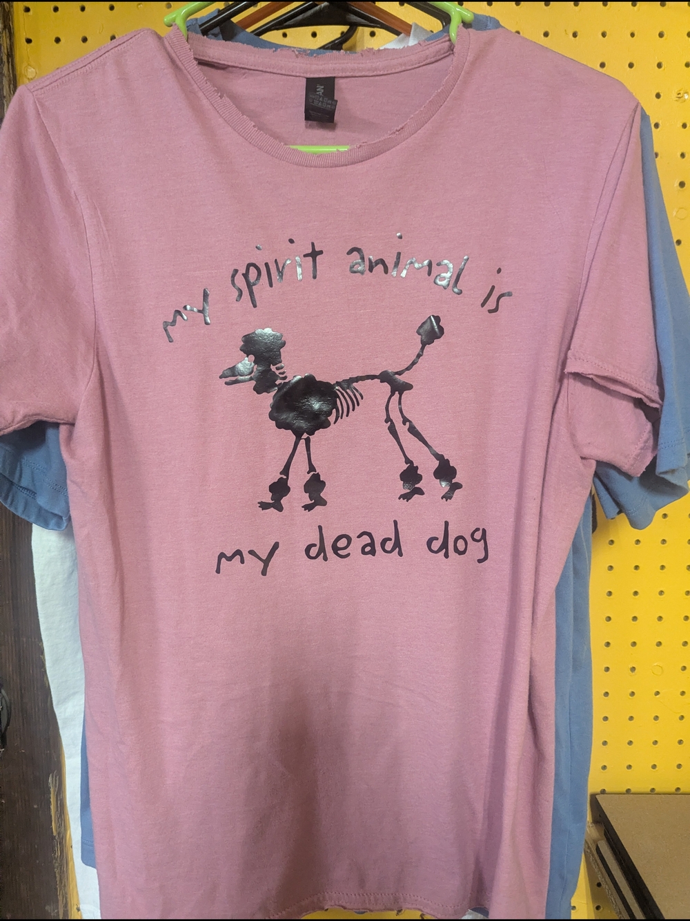 Pink Graphic Dog T-Shirt - My Dead Dog